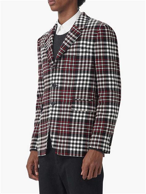 burberry blue tartan blazer|burberry's tartan print.